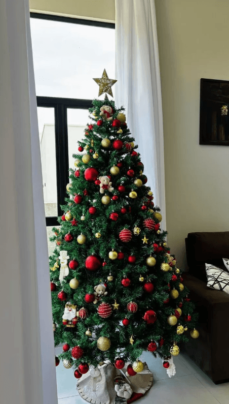 Árvore de Natal simples 2.1m - Thumbnail 3